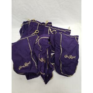 Crown Royal Velvet bag 12x8, Lot of 10 Mancave Bar decor Liquor advertising